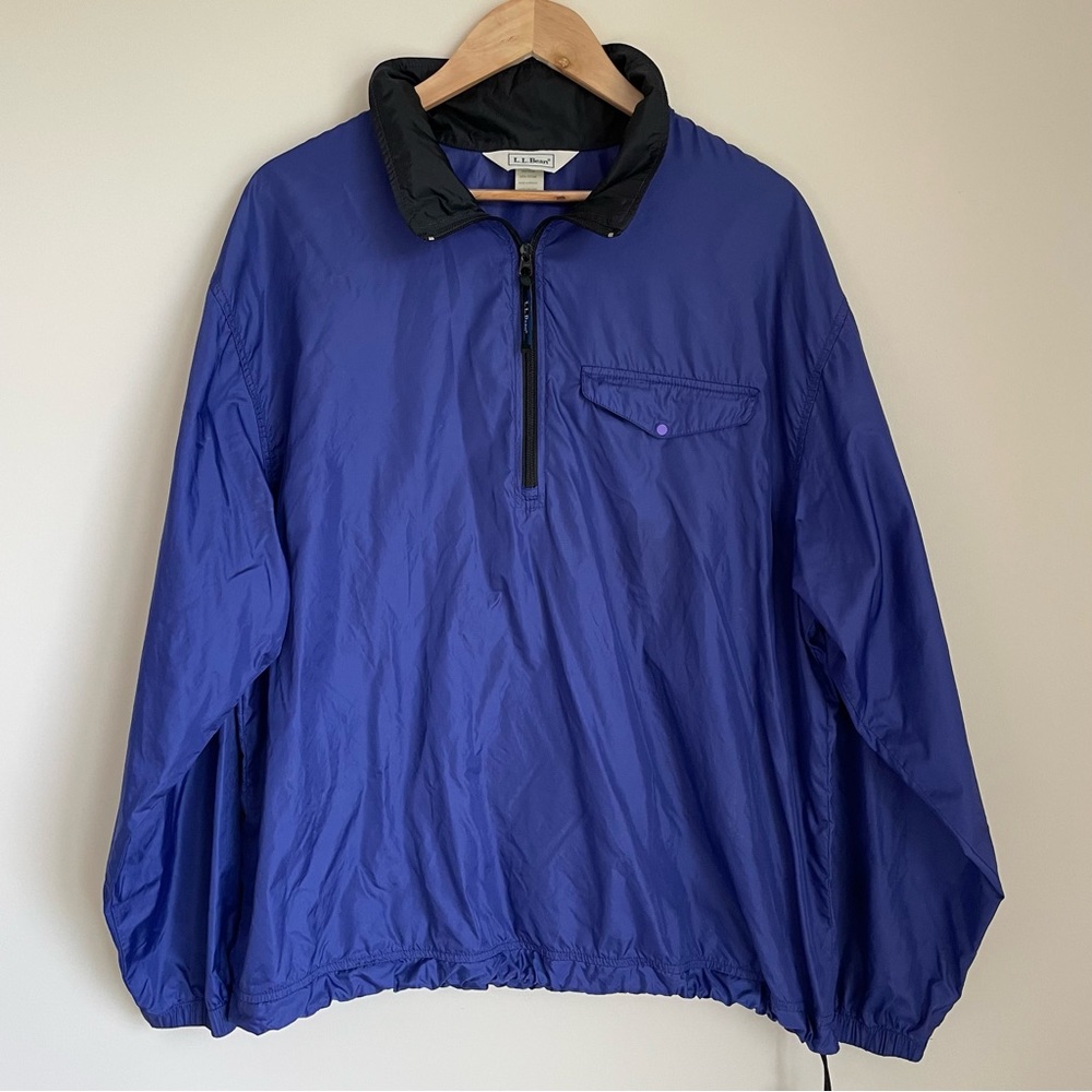 L.L.Bean Purple Windbreaker